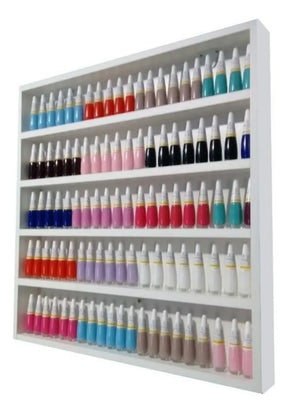 Nicho Organizador Expositor 200 Esmaltes 5 Prateleiras Mdf